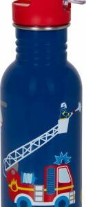 Edelstahltrinkflasche Feuerwehr (Wenn ich mal groß bin) (ca. 0,5 l)
