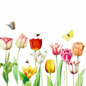 Servietten "Tulpen" (20 St.) GartenLiebe (M. Bastin)