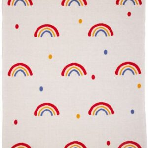 Strickdecke Regenbogen BabyGlück (ca. 80x100 cm)