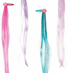 Haarclips mit Glitzersträhnen (4er Set) Nella Nixe