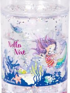 Glitzerbecher mit Schwimmelementen - Nella Nixe