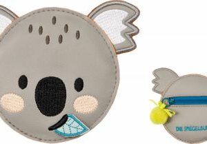 Koala, Kleines Portmonee Bunte Geschenke (Tierkopf)