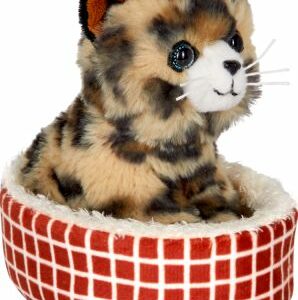 Katze Cleo im Korb - Lustige Tierparade