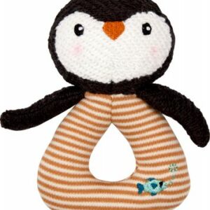 Ringrassel Pinguin Little Wonder (nachhaltig mit Recycling-Material und Baumwolle aus kontrolliert biologischem Anbau)