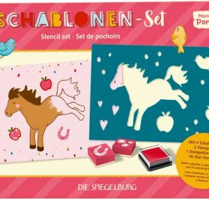 Schablonen-Set Mein kleiner Ponyhof