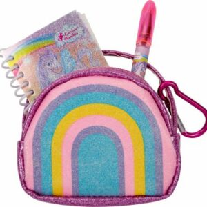 Mini-Tasche mit Schreib-Set - Einhorn-Paradies