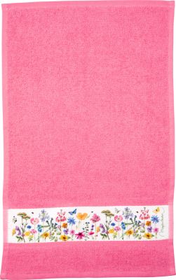 pink, Gästehandtuch - GartenLiebe (Bastin)