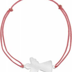 Armband mit Schutzengelanhänger (versilbert)
