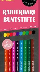 Radierbare Buntstifte (100% selbst gemacht)