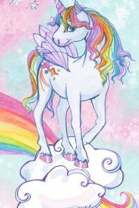 Zauberhandtuch - Einhorn-Paradies (Regenbogen-Einhorn)