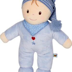 Schmusepuppe, hellblau - BabyGlück