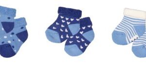 Babysöckchen, hellblau - BabyGlück (3 Paar)