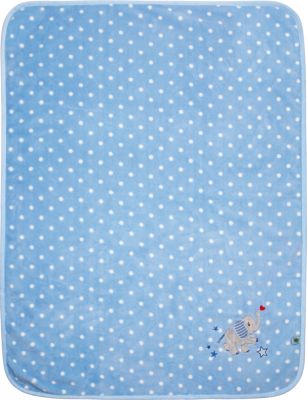 Kuscheldecke, hellblau - BabyGlück