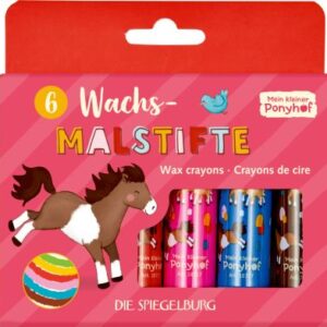 Wachsmalstifte (6 St.) - Mein kleiner Ponyhof