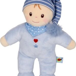 Kleine Schmusepuppe, hellblau - BabyGlück