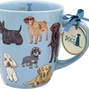 Porzellan-Tasse Hunde - I love cats & dogs