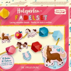 Holzperlen-Fädelset - Mein kleiner Ponyhof