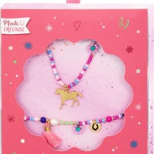 Schmuckset (Kette & Armband) - Pferdefreunde