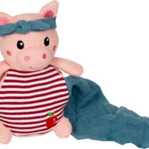 Kuscheltier mit Schnuffeltuch Schwein - Little Wonder