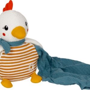 Kuscheltier mit Schnuffeltuch Huhn - Little Wonder