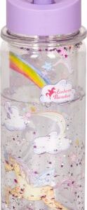 Glitzer-Trinkflasche (ca.0,3 l) - Einhorn-Paradies