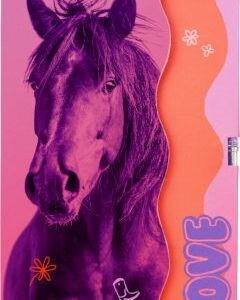Haftnotizen mit Mini-Gelstift - I LOVE HORSES