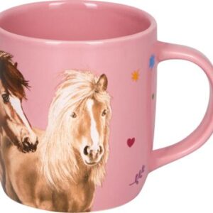 Porzellan-Tasse Best Friends - Pferdefreunde