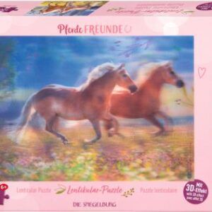 Lentikular-Puzzle - Pferdefreunde (100 Teile)