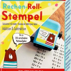 Rechen-Roll-Stempel - Bunte Geschenke