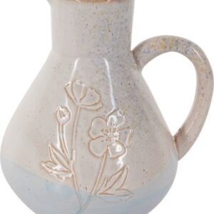Porzellan-Krug "Blume" blau - LandLust