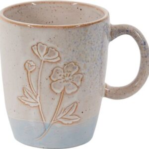 Porzellan-Tasse "Blume" blau - LandLust