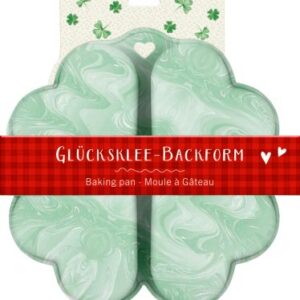Glücksklee-Backform aus Silikon - Viel Glück