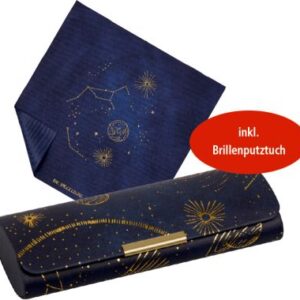Brillenetui mit Putztuch "Sternbilder" - Wünsche an das Universum