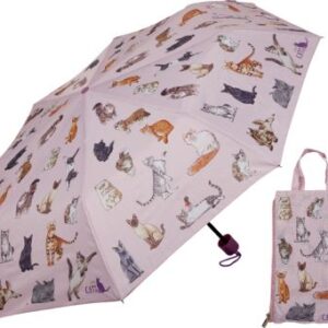 Taschenschirm & Duo Bag - I love cats (cats & dogs)
