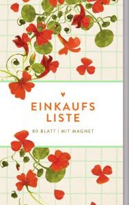 Einkaufsliste - Kapuzinerkresse (Küchenpapeterie)