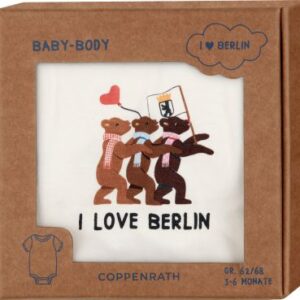 Baby-Body - I love Berlin, one size (Gr.62/68)