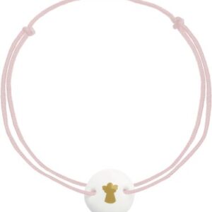 Armband mit Porzellananhänger - Engel