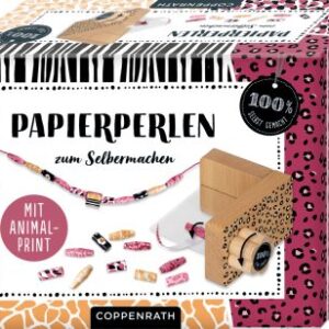 Papierperlen zum Selbermachen Tierprint - 100% selbst gemacht