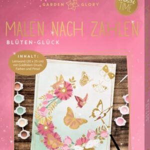 Malen nach Zahlen auf Leinwand: Blüten-Glück - Creative Time