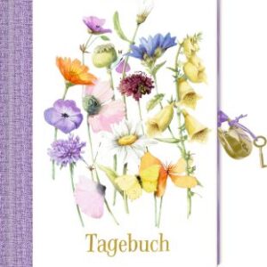 Tagebuch mit Schloss: GartenLiebe - M. Bastin