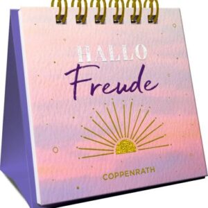Mini-Spiralaufsteller: HALLO Freude - Magical Morning