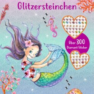 Malblock mit Glitzersteinchen - Nella Nixe