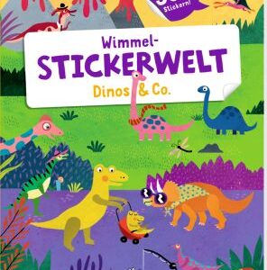 Wimmel-Stickerwelt: Dinos & Co.