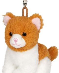 orange/weiß, Anhänger Kleine Katze - Lustige Tierparade
