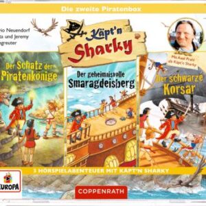 CD-Hörspiel: Käpt'n Sharky – Die zweite Piratenbox (3 CDs)